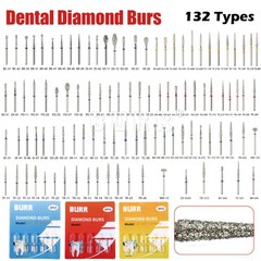 0.99 USD Dental FG Diamond Burs for High Speed Handpiece Friction Grip 5pcs/pack