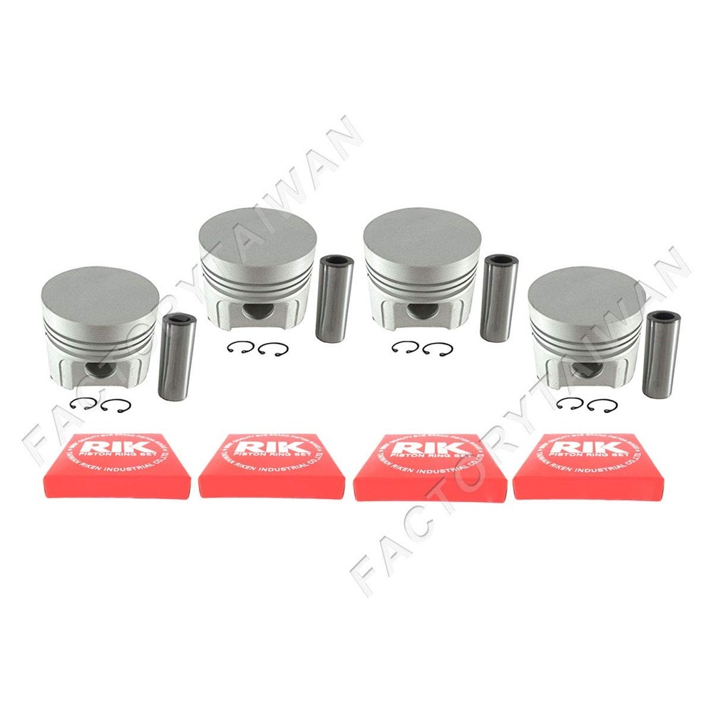 Piston + Ring Kit Set STD 85mm for Kubota V1902 (100% Taiwan Made) X 4 PCS