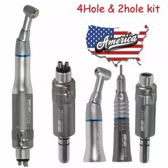 Dental low speed handpiece push button contra straight E-type motor 2/4holes