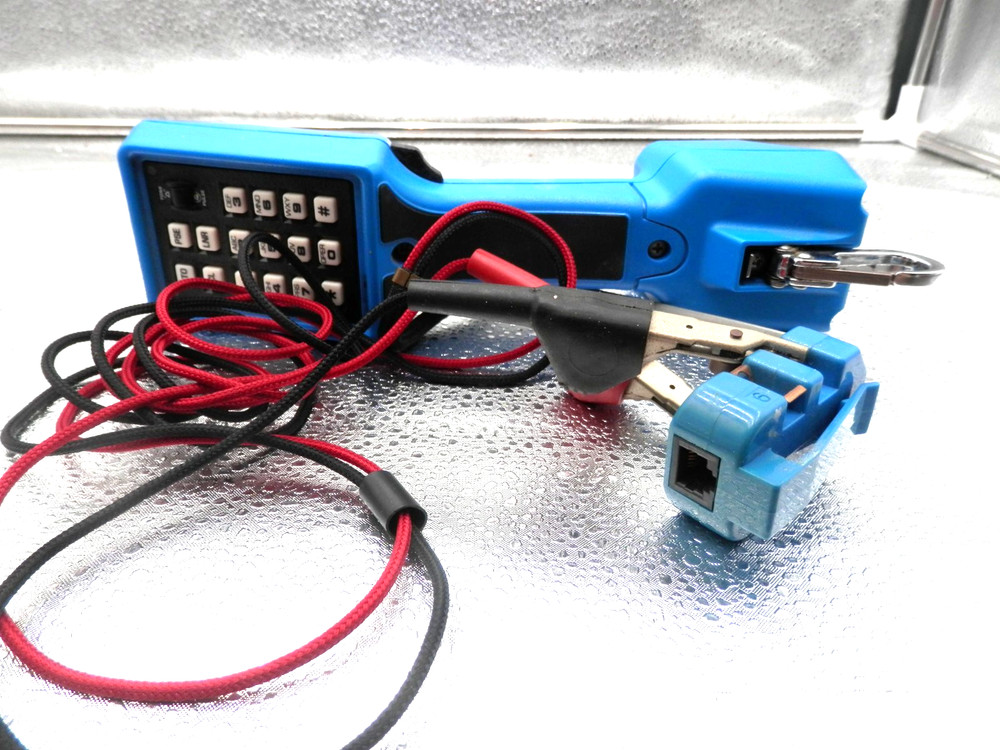 Jensen JTS-22 Hands Free Two Way Telephone Line Tester/Speaker/Clips-Free Ship