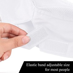 Unisex Chef Hats Men Women Adult Adjustable Beanie Caps Breathable Mesh Top