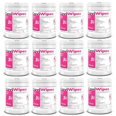 New All Purpose Disinfectant CaviWipes #13-1100- 160 Count – 12 Canisters