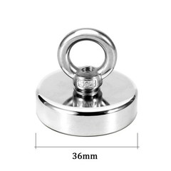Neodymium Fishing Magnets Pulling Force Super Strong Round Rare Earth