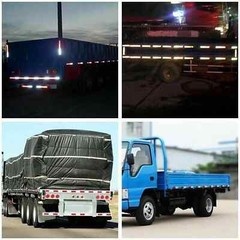 Reflective Trailer Tape Red White Truck Warning Tape Conspicuity Sign Safety Car