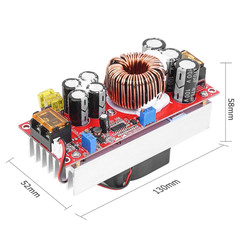 1500W DC-DC Boost Converter 10-60V to 12-97V Step up Voltage Regulator