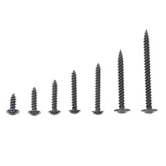 Round Head Truss Head Flat Head Screws Assortment – 485 Pcs #6 #8 #10