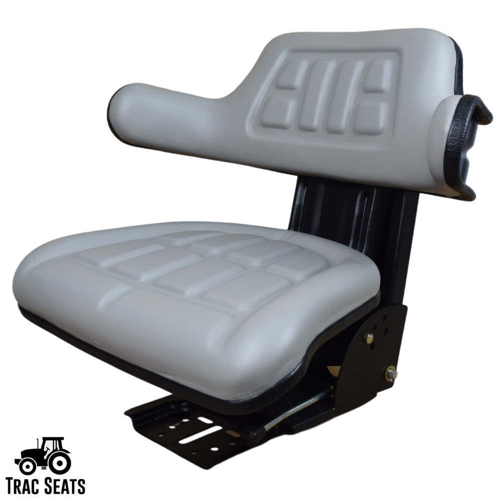 Grey Tractor Suspension Seat Fits Massey Ferguson 135 150 165 175 180 185 TEA20