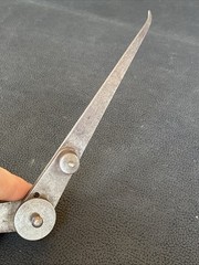 RARE Antique Starrett 6″ Outside Locking Joint Calipers EARLY 1885 DESIGN PATENT
