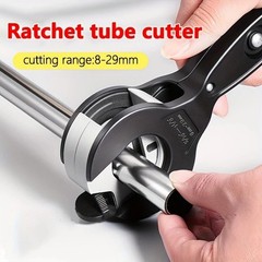 Heavy Duty Ratchet Pipe Cutter Tool for Cutting PVC PPR PE Copper Steel Metal