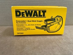 Dewalt DPG82 Concealer Anti-Fog Dual Mold Safety Goggle New