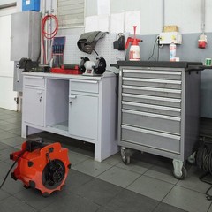 3-Speed 1600W Portable Carpet Dryer Blower Fan Red