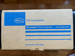 Pall NP5LB0201 SupraCap 100 Depth Filter Capsule, in-Line Style, SEALED In Box!