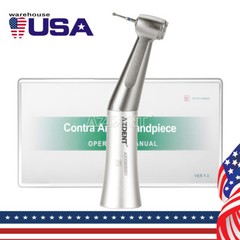 Dental Slow Low Speed Handpiece Contra Angle 1:1 Fit FG Burs 1.6mm