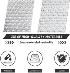Alloy Steel Truss Brackets 8×10 – 10 Durable Plates for Wood Structure Stability