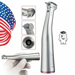 NSK Ti-MAX X95L Style Dental 1:5 LED Fiber Optic Contra Angle Handpiece Red Ring