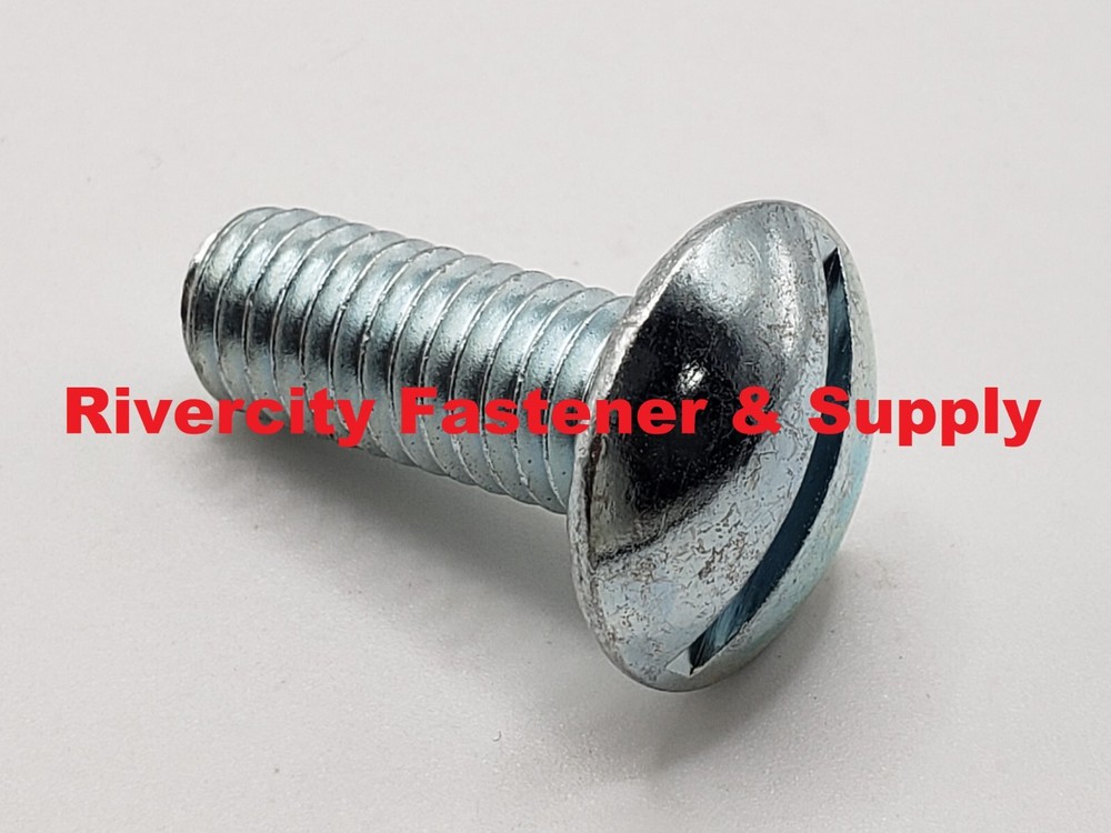 3/8-16×1 Serrated Truss Head Machine Screws 3/8×16 x 1 Bolts 3/8×1