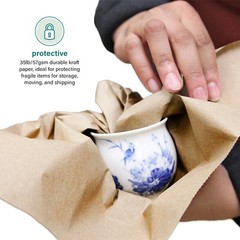 Brown Packing Paper Sheets for Moving & Shipping – 250 Count (229 Feet) – 14….