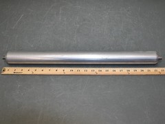 (10) Pro Hawk Conveyor Belt Rollers, 1.9″ x 22″, Galvanized Steel, 7/16″ Axle