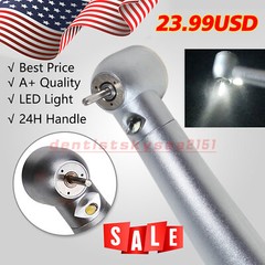 Burr E-generator Dental LED Fiber Optic High Speed Handpiece 4 hole UDM4