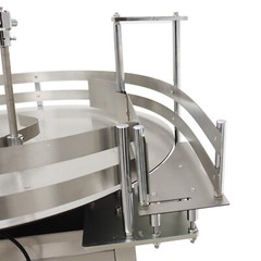 31.5in Dia. Desktop Automatic Bottle Accumulator Round Bottle Organizer 110V