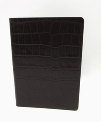 United States Travel Journal 6″ Soft Leather Cover Graphic Image 1995 Croc RED