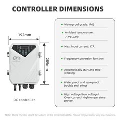 DC 110V Replacement Controller for Solar Pump – Only for DPC/DSC series
