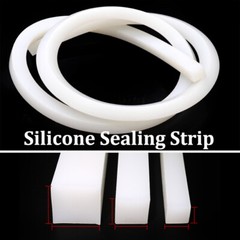 Solid Square Silicone Rubber Strip Sealing Gasket High Temp 4x4mm~30x30mm