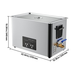Uimoso 30L Ultrasonic Cleaner with Digital Timer & Heater Jewelry Cleaner 480W