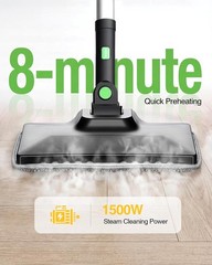 Taskstar Steamer for Cleaning 1.6L Large Tank Household Steam Cleaner 22 Tools