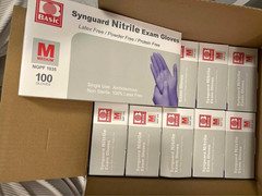 1000PCS Dental Medical Blue Nitrile Exam Gloves Latex & Powder-Free Food-Safe