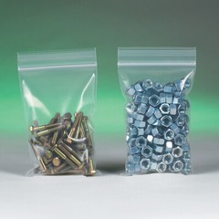 Resealable Poly Bag 2 x 3 Inch, 1000 Pack, 6 Mil, Clear Lock Seal Zipper Baggies