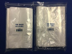 Clear 2MIL Zipper Zip-Lock Seal Top Reclosable Resealable Poly Bags 2 Mil 2-MIL