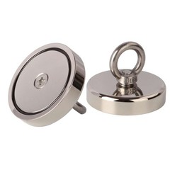 Neodymium Fishing 400LBS Magnet Pulling Force Super Strong Round Rare Earth