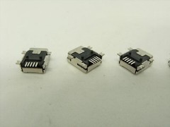 5 Pcs Pack Lot Mini USB Type B 5Pin Female Socket Right Angle SMD Jack Connector