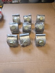 9 New Alcoa 392.6 Groove Cable Clamp 6W 3/0C