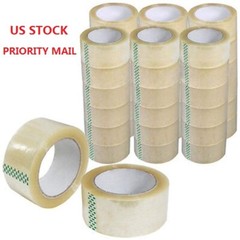 Clear Tape 110 Yards Per Roll for Moving /Packaging /Shipping 6 12 18 36 rolls