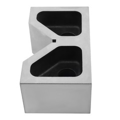 6″x3-1/2″x2-3/8″ Cast Iron V-Blocks Pair, Precision Ground V-Block Set