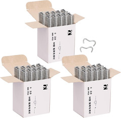 1800Pcs Type M Nail Ring, Wire Cage Clips, Galvanized Steel M Clips Hog Ring …