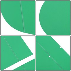 52″ X 52″ Green For John Deere 2″ x 2″ or 2″ x 3″ ROPS Tuff Top Tractor Canopy