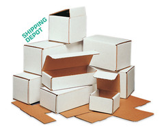 100 Pack of 4x3x2 White Corrugated Shipping Mailer Packing Box Boxes 4″ x 3″ x 2