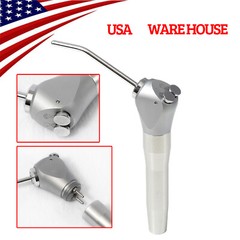 Dental 3 Way Air Water Spray Triple Syringe Handpiece w/ 2 Nozzles Tips Tubes
