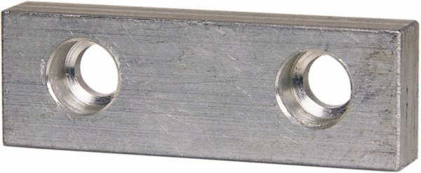 1 Pair Gibraltar Soft Aluminum Vise Jaws, Flat/No Step, 1/2″ Thick x 3″ Wide