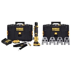 DEWALT DCE210D2K 20V MAX Cordless Compact Press Tool Kit with CTS Jaws 642124