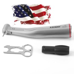 Dental 1:1/1:5 LED Fiber Optic Increasing Contra Angle Handpiece Innernal Spray