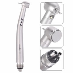 Dental LED Fiber Optic High Speed Handpiece/Polishing White/ Green Stone FG Burs
