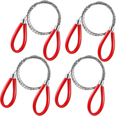 4 Pcs PVC Pipe Cable Saw Metal Wire PVC Cutter Stainless Steel Rope Saw Hand Poc