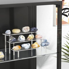 3 Tier Acrylic Display Risers Stand for Perfume, Cupcakes & Figurines