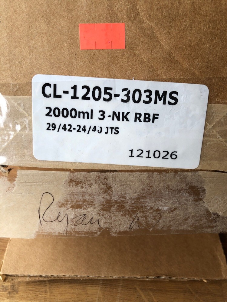 Chemglass CL-1205-303MS, 2000ml 3-nk RBF 29/42-24/40 JTS