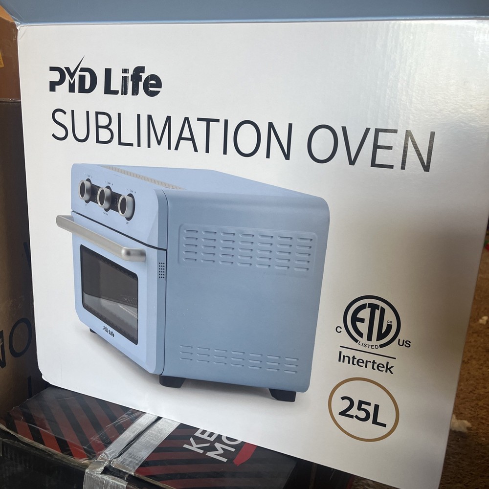 PYD Life Sublimation Oven Machine 25 L 120 V 1600 W Light 25 L, Blue