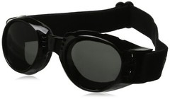 Global Vision Paragon Foam Padded Motorcycle Goggles Black Frame Super Dark Lens
